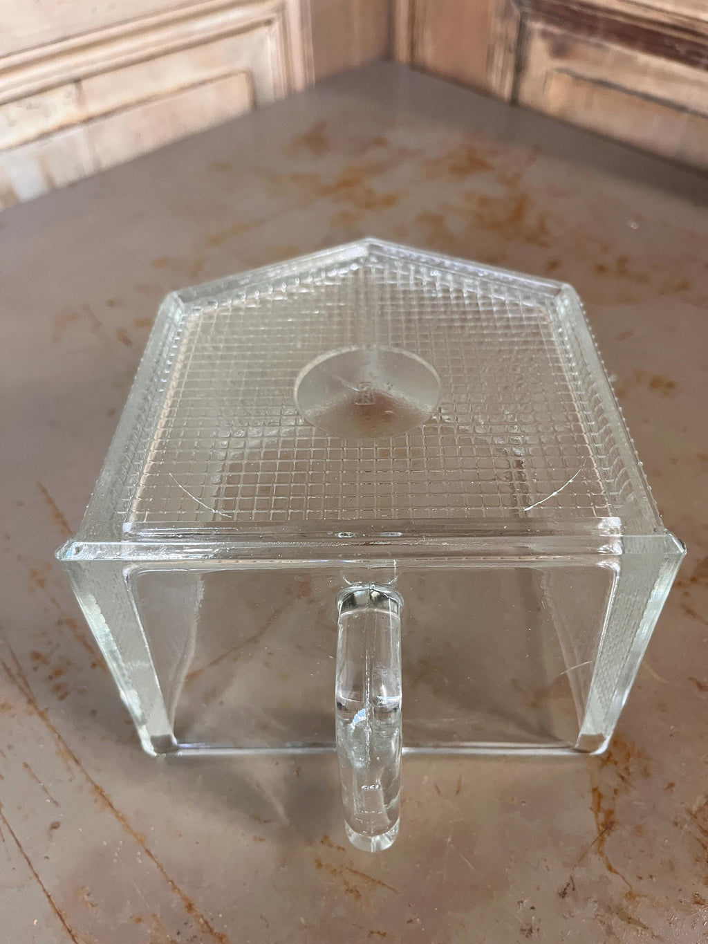 Tiroir à Épices en Verre – Meuble de Cuisine Vintage Années 50/60