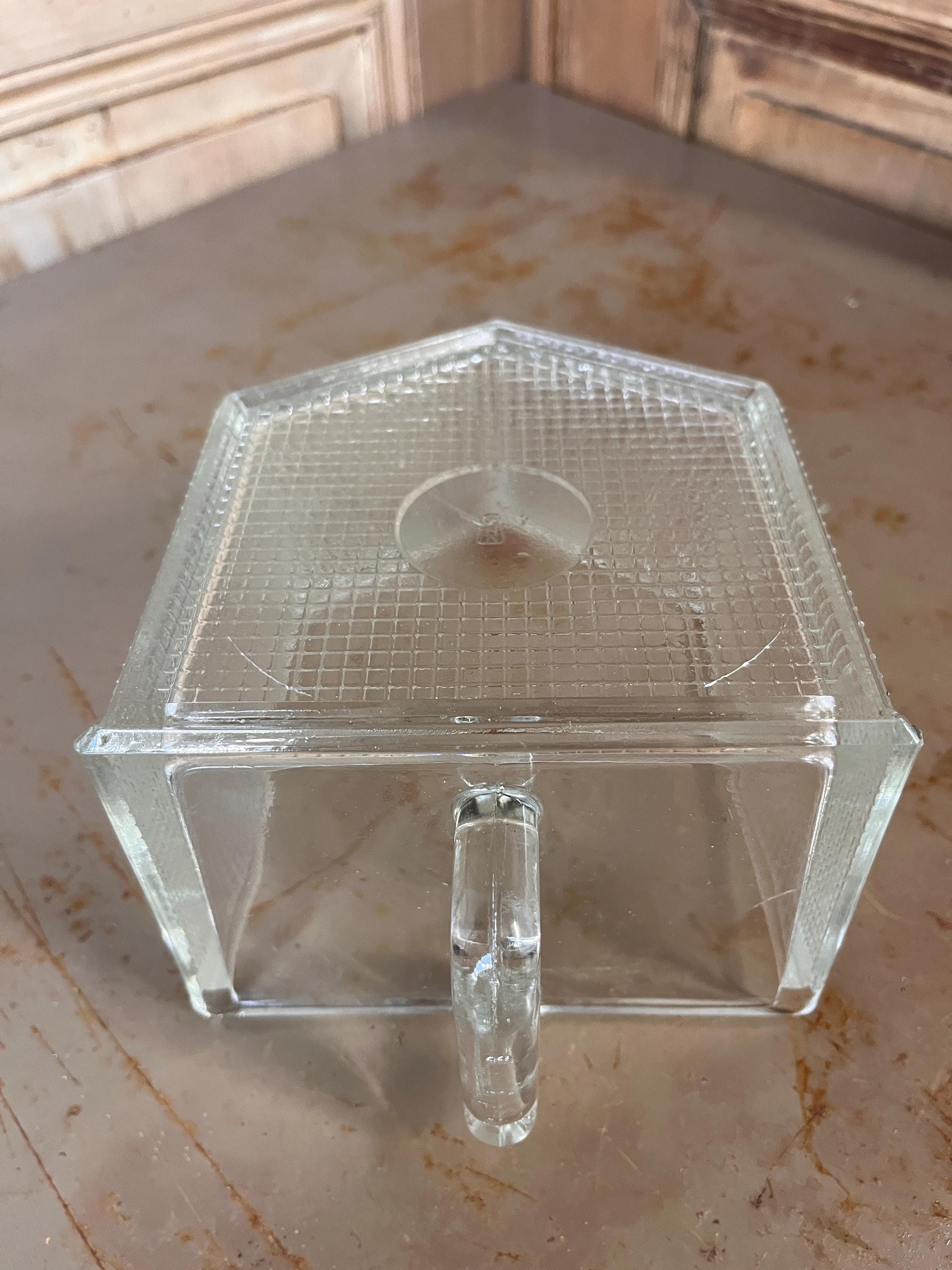 Tiroir à Épices en Verre – Meuble de Cuisine Vintage Années 50/60