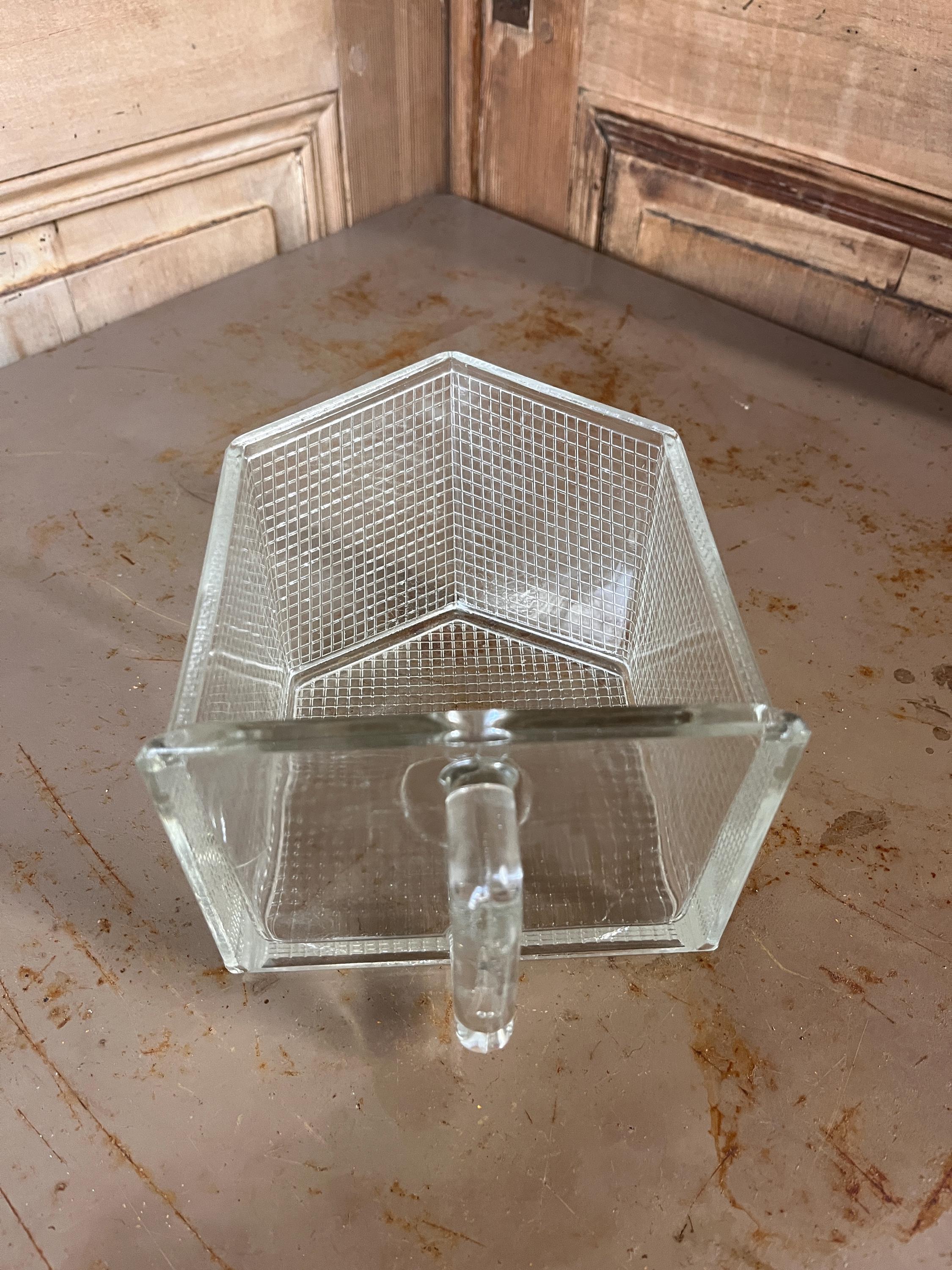 Tiroir à Épices en Verre – Meuble de Cuisine Vintage Années 50/60