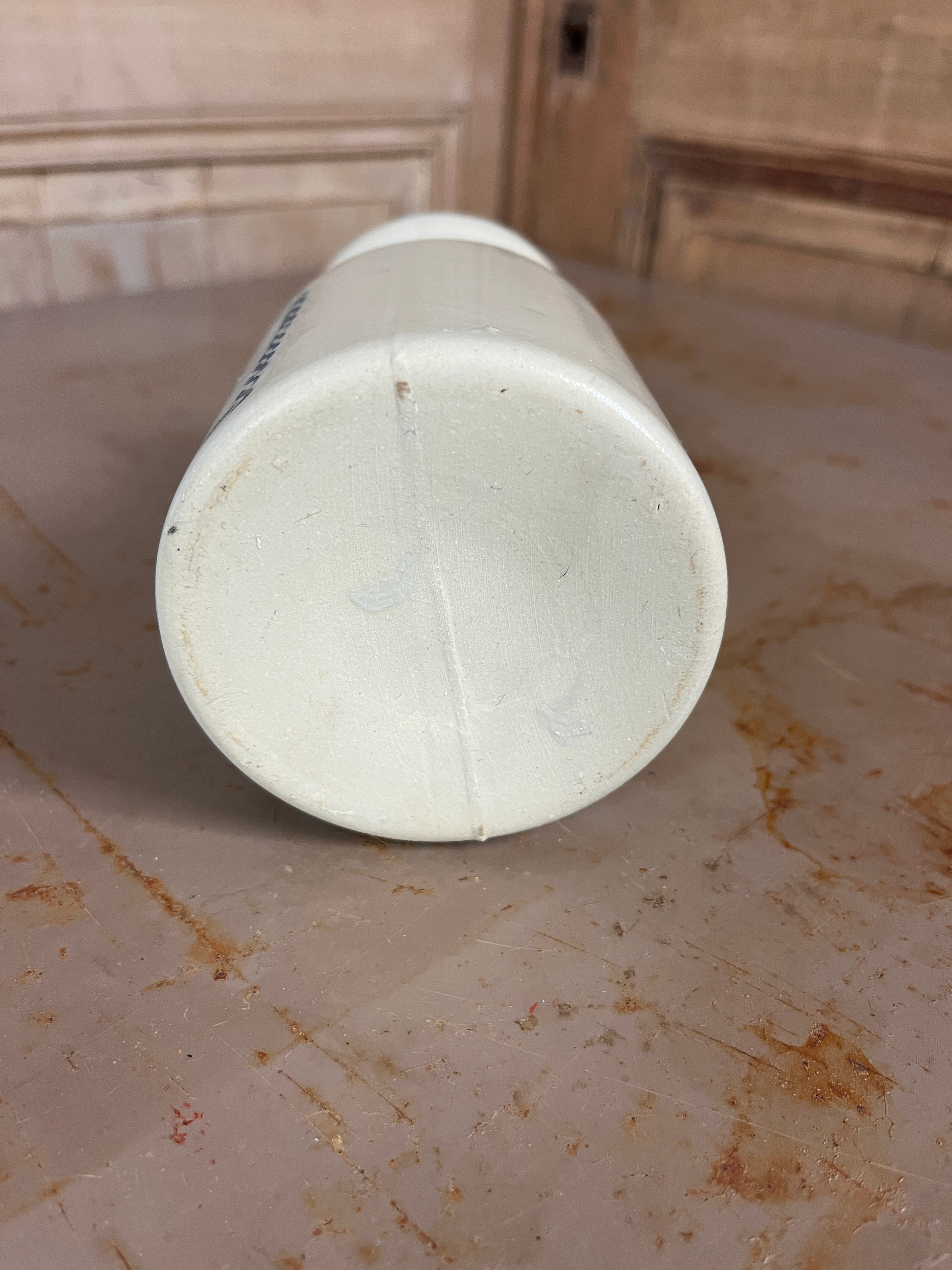 Pot à Moutarde Ancien Maille en Grès Émaillé – Déco Cuisine Vintage Époque Pop