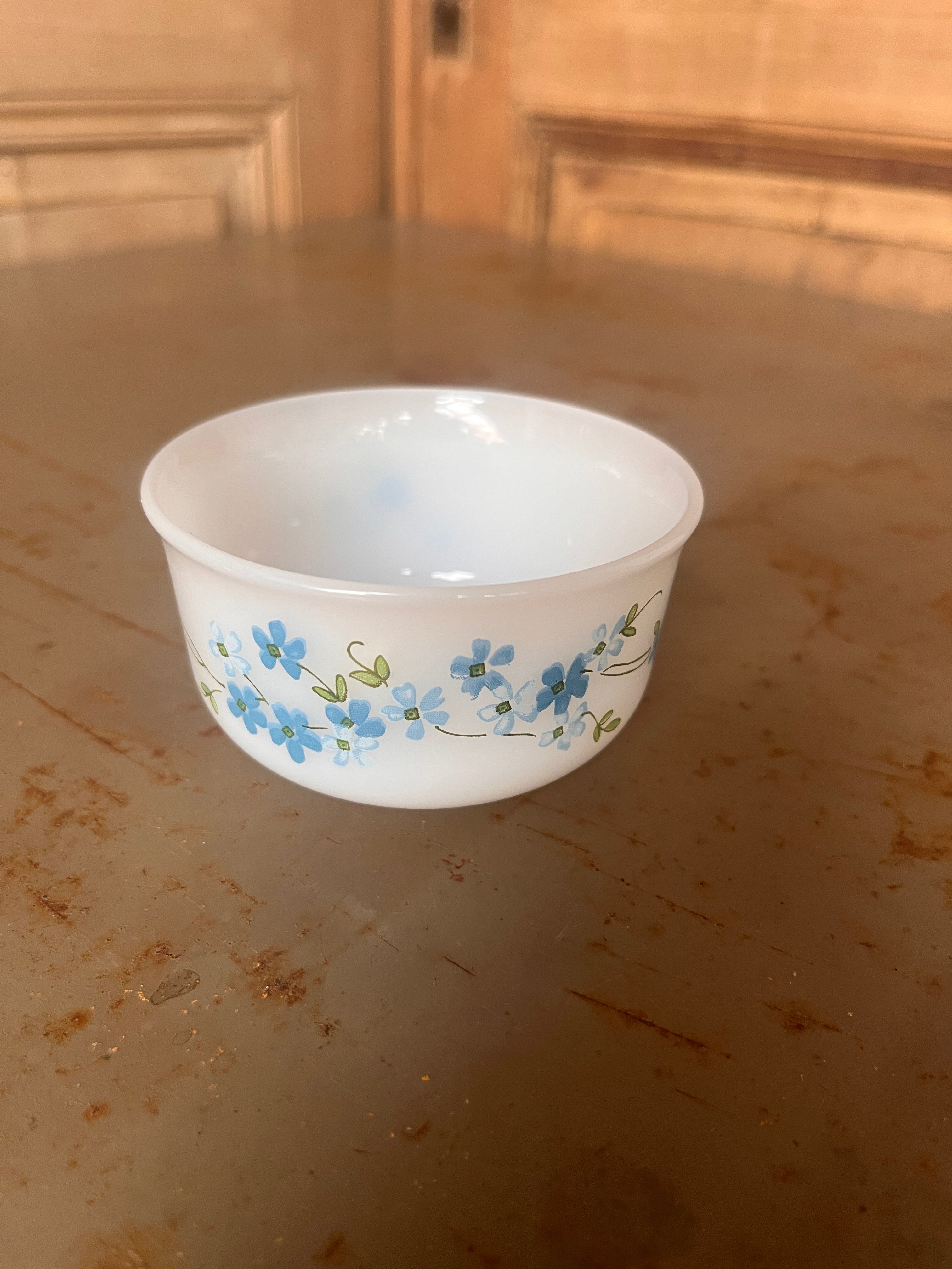Ramequin Arcopal Veronica – Verre Opalin Vintage Années 70 (Lot de 2)