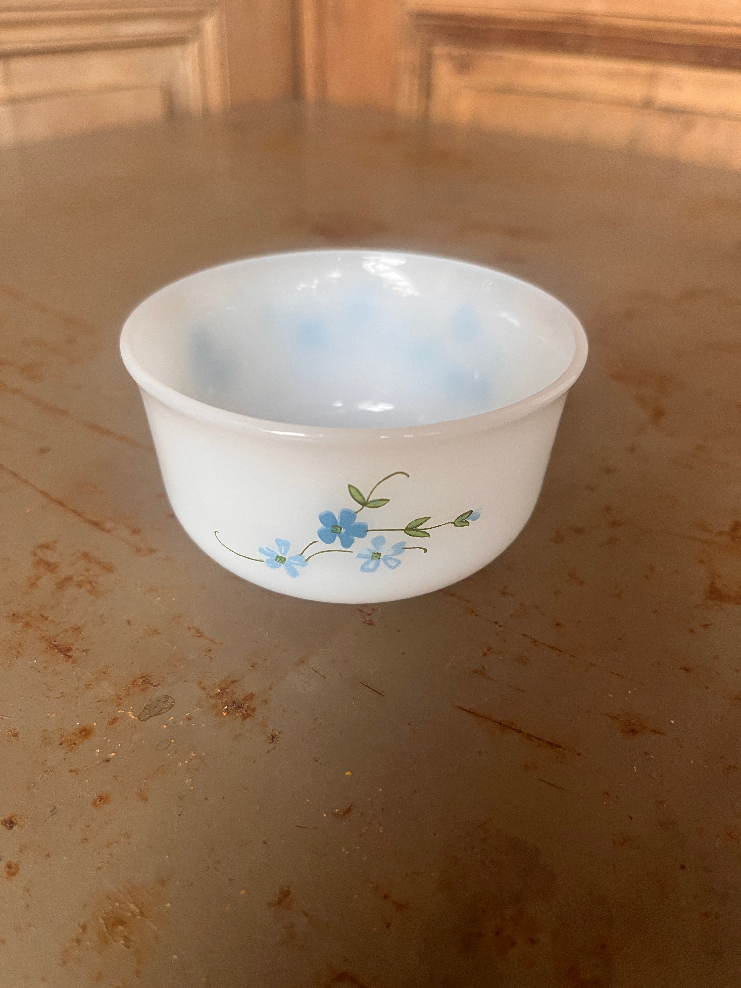 Ramequin Arcopal Veronica – Verre Opalin Vintage Années 70 (Lot de 2)