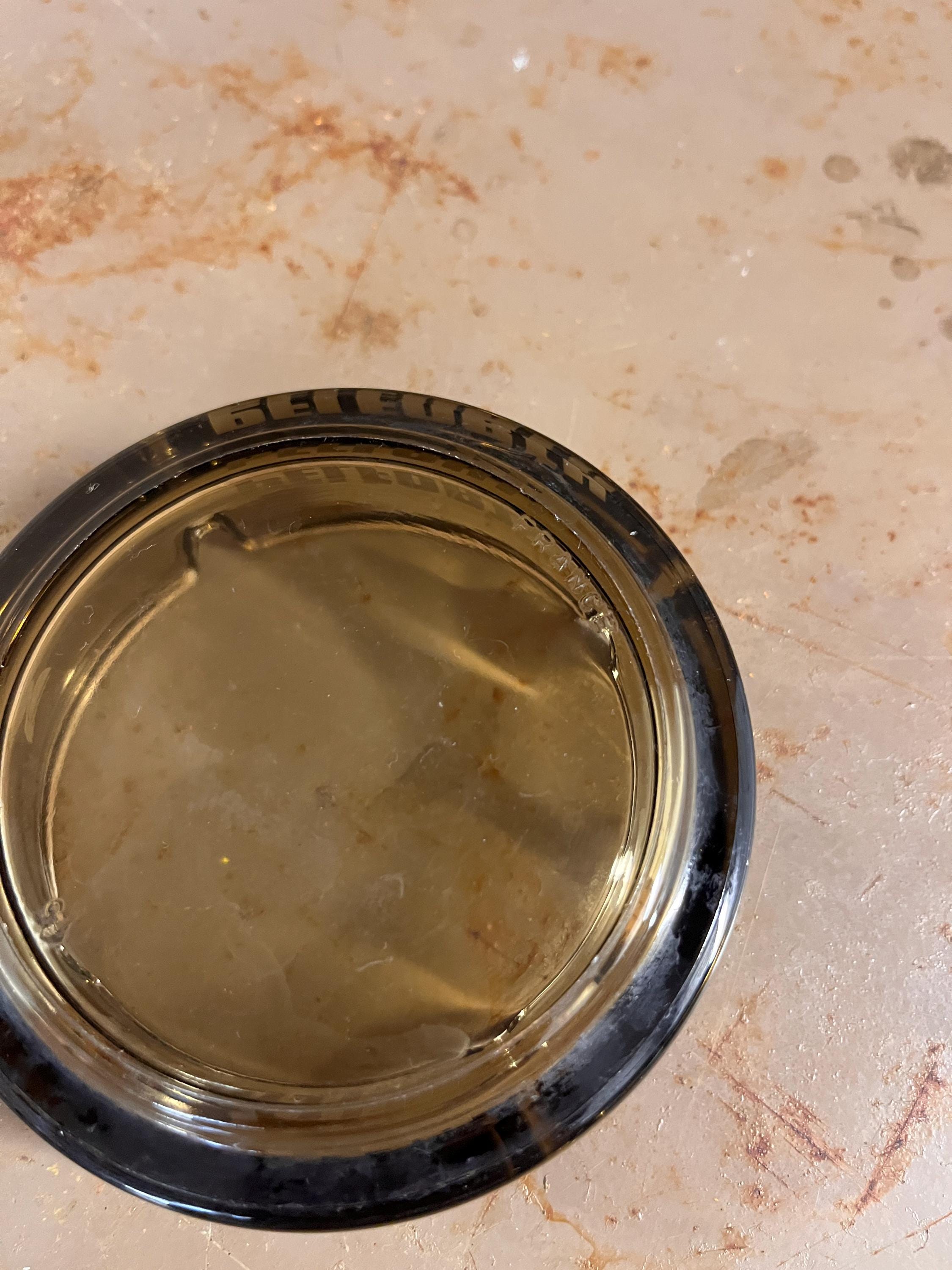 Cendrier Bière Pelforth – Verre Fumé Ambré Vintage Années 80