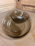 Assiettes creuses / Coupelles Henkel Verre Fumé – Vaisselle Vintage Années 70 (Lot de 2)